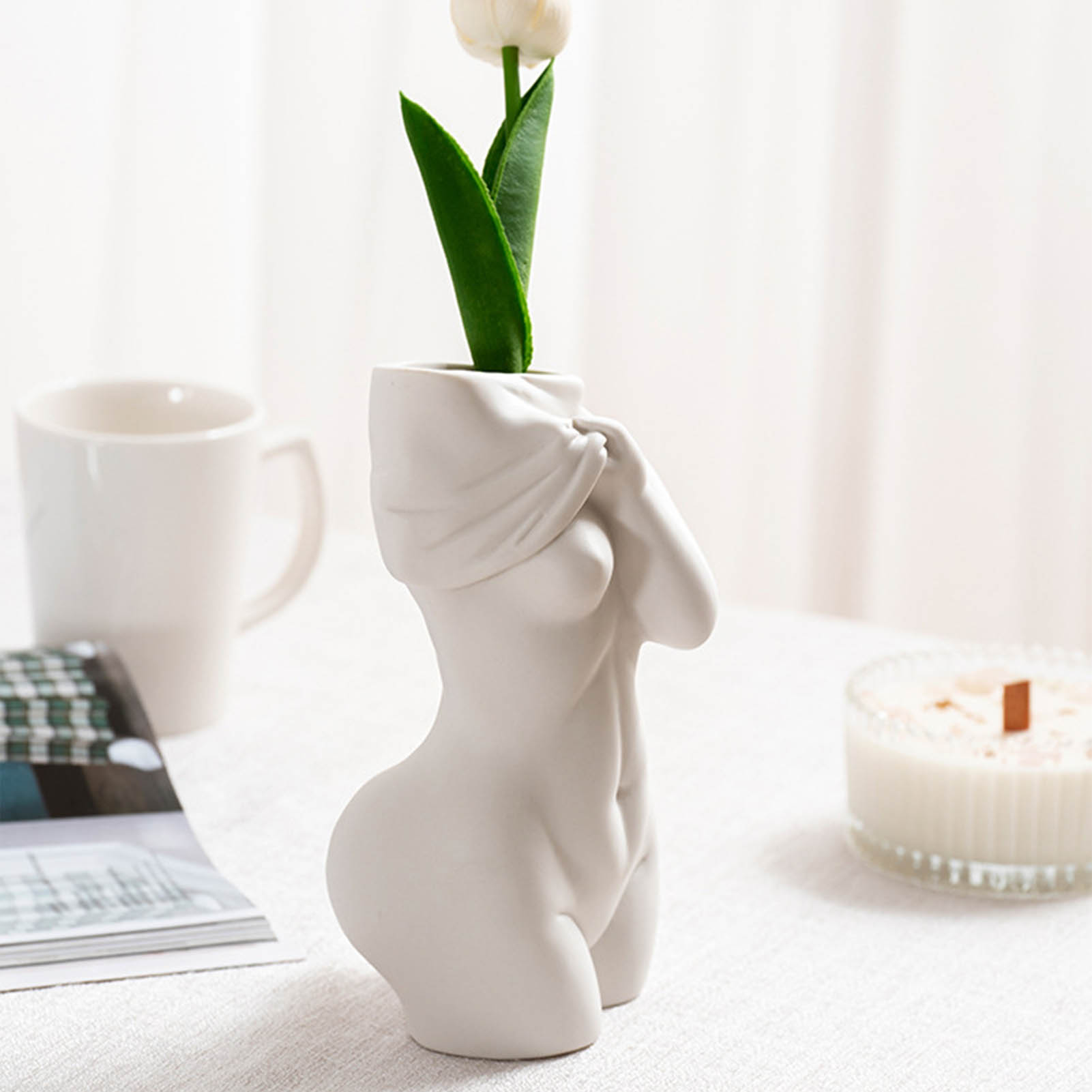 Vase Céramique Art Corps | Décoration Intérieure Premium