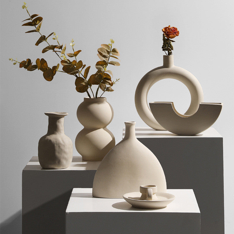 Vase Céramique Nordique — Collection Minimaliste