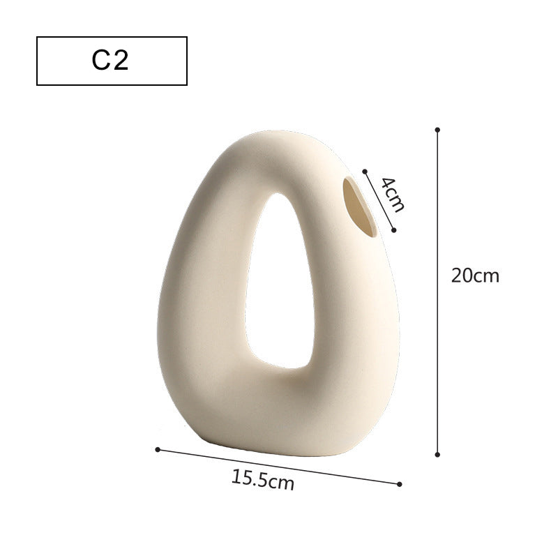 Vase Céramique Nordique — Collection Minimaliste
