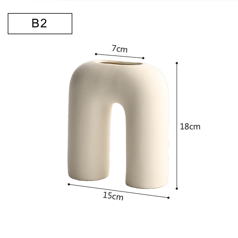 Vase Céramique Nordique — Collection Minimaliste