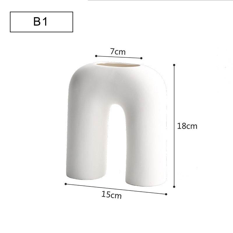 Vase Céramique Nordique — Collection Minimaliste